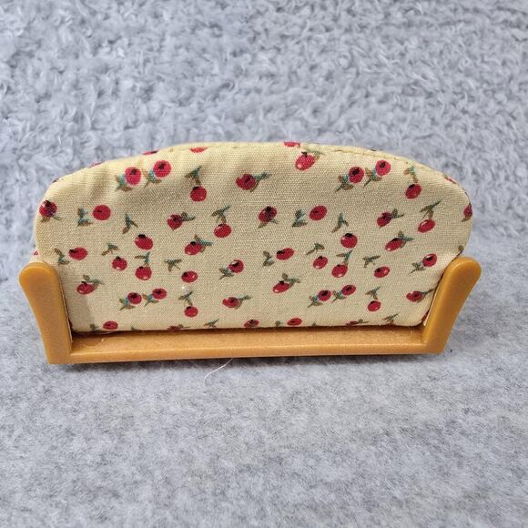 Vtg Epoch Calico Critters Sylvanian Families Living Room Suite Sofa Chairs Table - Picture 8 of 12